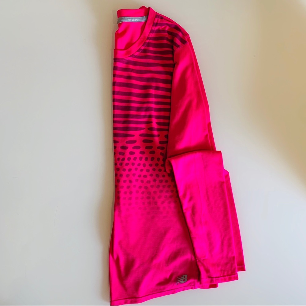 New Balance & Layer 8 Running Long Sleeve Shirts - Picture 3 of 8